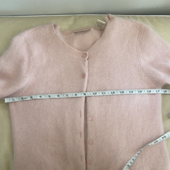 Apostrophe vintage angora Light Pink Cardigan M - Picture 5 of 7